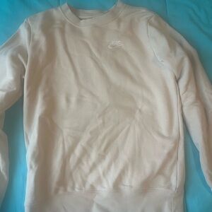 Nike Men's Beige Crewneck Sweater